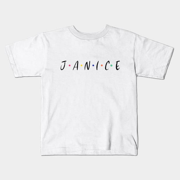 JANICE! Kids T-Shirt by AuDesign Lab